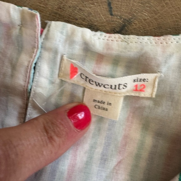 Crewcuts Striped Searsucker dress size 12 - Picture 3 of 3